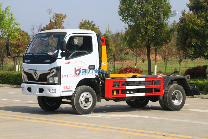 （藍牌 黃牌）東風小福瑞卡勾臂垃圾車（5方）